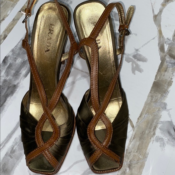 Prada sling back heels - Picture 6 of 8